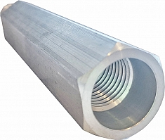 Шестигранные алюминиевые удлинители для алмазной коронки Kern 1 1/4 UNC, 300 мм Шестигранные алюминиевые удлинители для алмазной коронки Kern 1 1/4 UNC, 300 мм