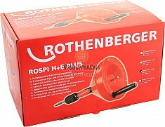 Упаковка ручной вертушки для прочистки труб Rothenberger Rospi 6 H+E Plus